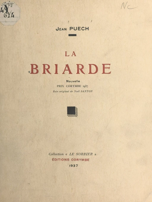 La Briarde - Jean Puech - FeniXX réédition numérique