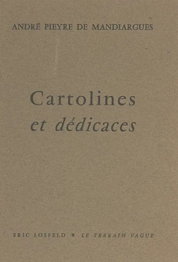 Cartolines et dédicaces, 1953-1960