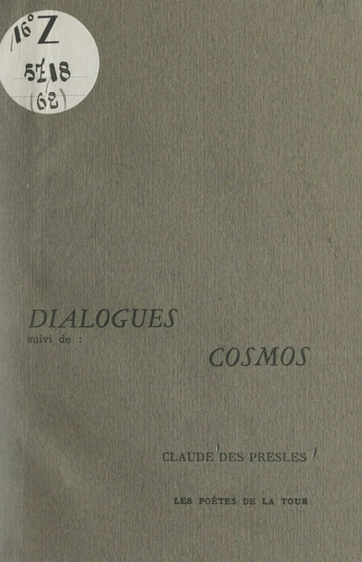 Dialogues - Claude des Presles - FeniXX réédition numérique