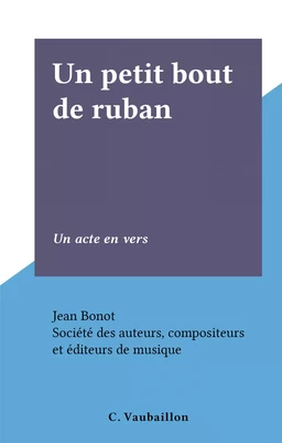 Un petit bout de ruban