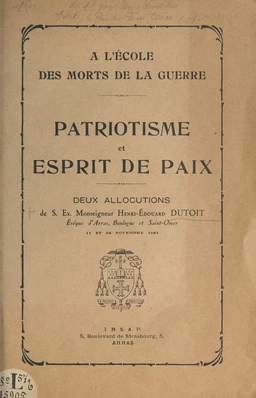 À l'école des morts de la guerre : patriotisme et esprit de paix