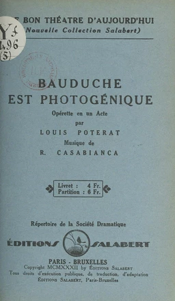 Bauduche est photogénique