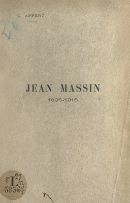 Jean Massin, 1896-1916