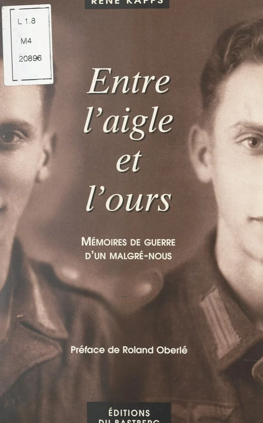 Entre l'aigle et l'ours - René Kapps - FeniXX réédition numérique