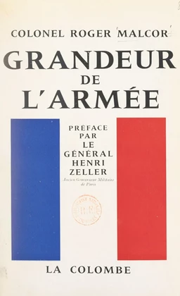 Grandeur de l'armée