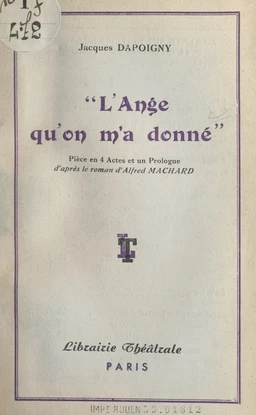 L'ange qu'on m'a donné