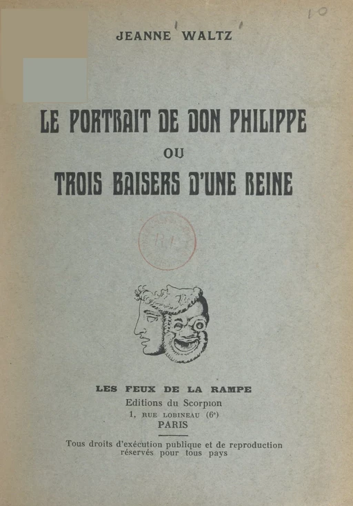 Le portrait de Don Philippe - Jeanne Waltz - FeniXX réédition numérique