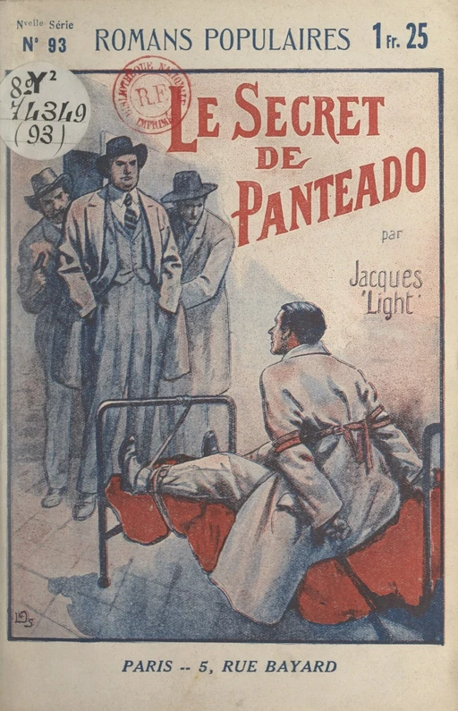 Le secret de Panteado - Jacques Light - FeniXX réédition numérique