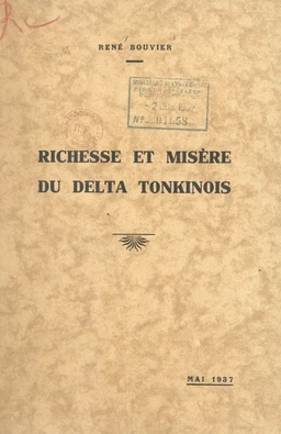 Richesse et misère du Delta tonkinois