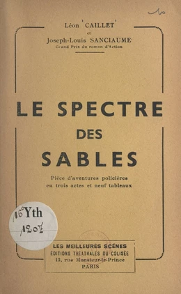 Le spectre des sables