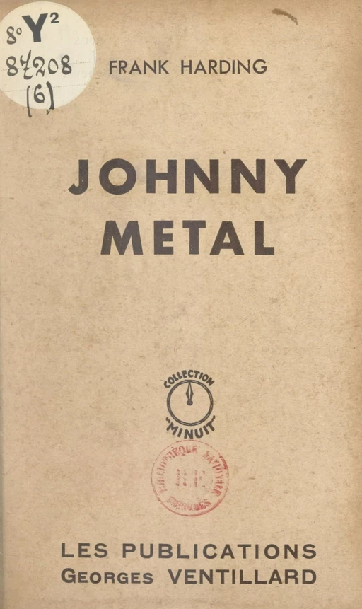 Johnny Metal - Frank Harding - FeniXX réédition numérique