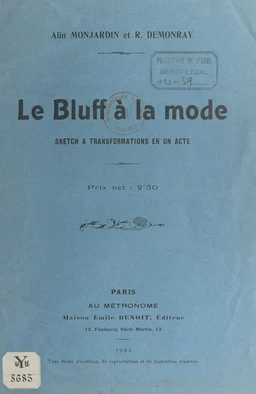 Le bluff à la mode