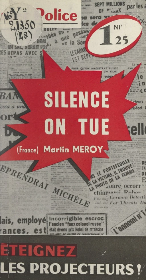 Silence, on tue - Martin Meroy - FeniXX réédition numérique