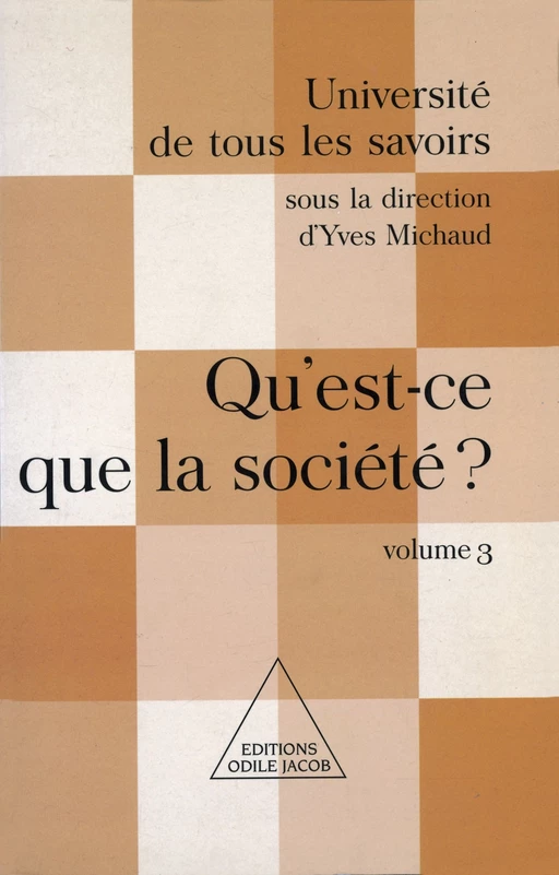 Qu'est-ce que la société ? - Yves Michaud - Odile Jacob