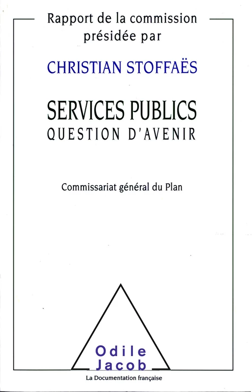 Services publics - Christian Stoffaës - Odile Jacob