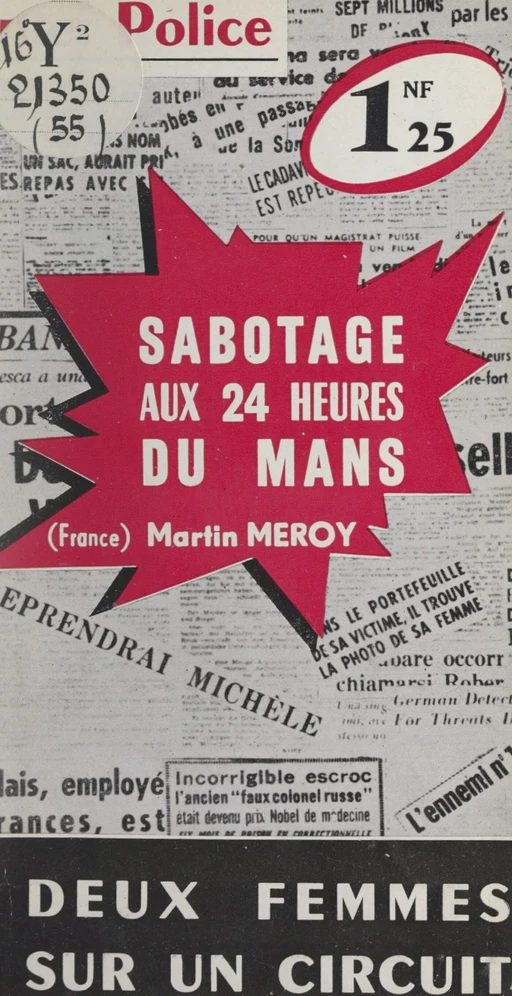 Sabotage aux 24 Heures du Mans - Martin Meroy - FeniXX réédition numérique