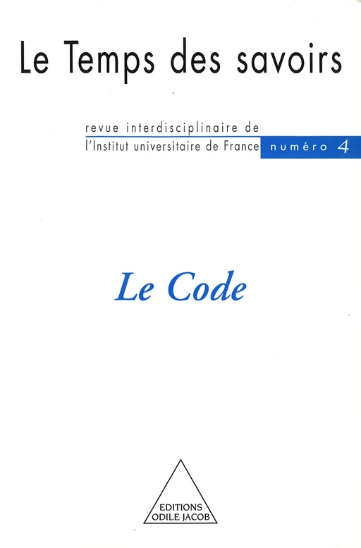 Le Code - Dominique Rousseau, Michel Morvan - Odile Jacob