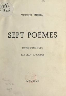 Sept poèmes