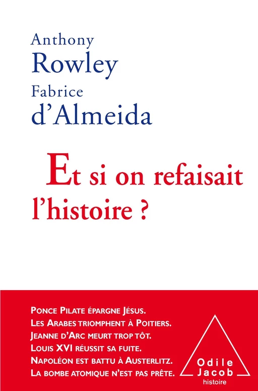 Et si on refaisait l’histoire ? - Anthony Rowley, Fabrice d'Almeida - Odile Jacob