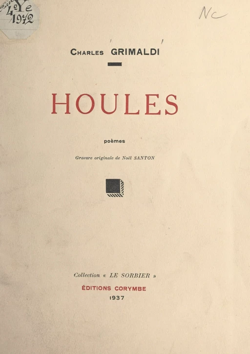 Houles - Charles Grimaldi - FeniXX réédition numérique