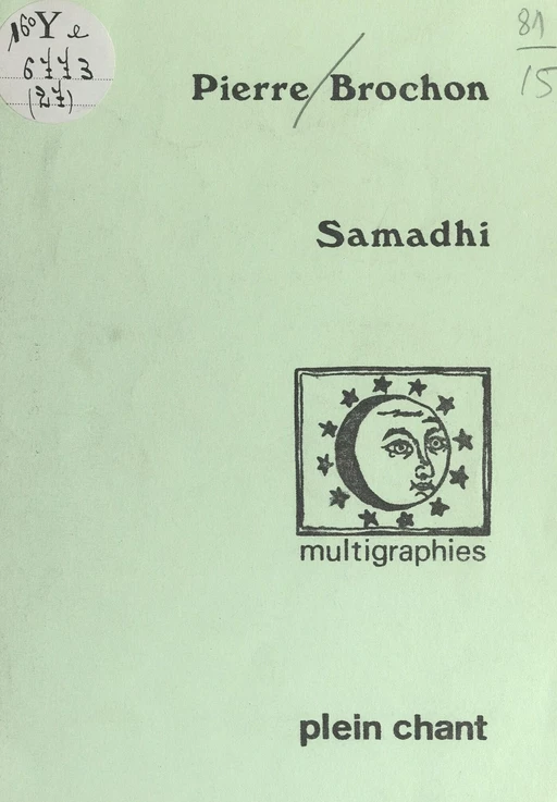 Samadhi - Pierre Brochon - FeniXX réédition numérique