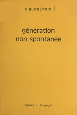 Génération non spontanée