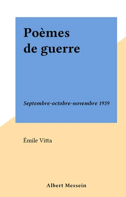 Poèmes de guerre