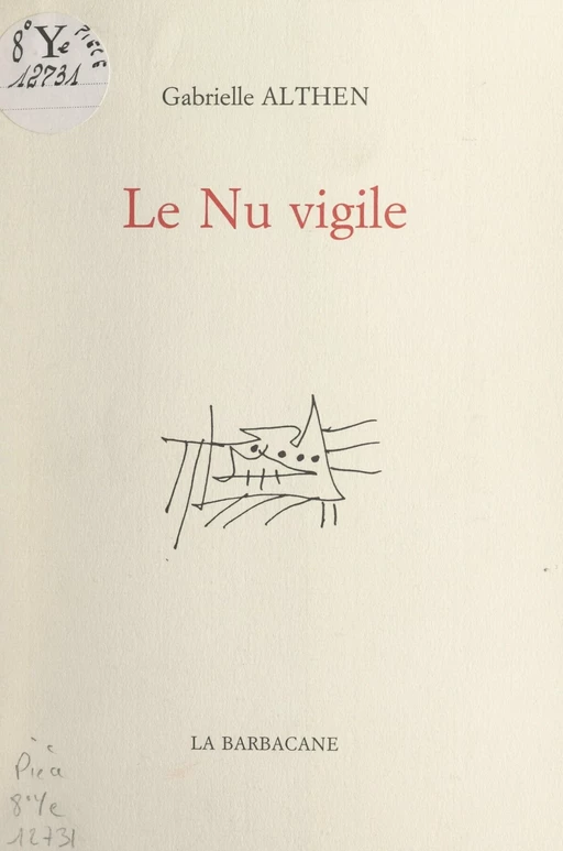 Le nu vigile - Gabrielle Althen - FeniXX réédition numérique