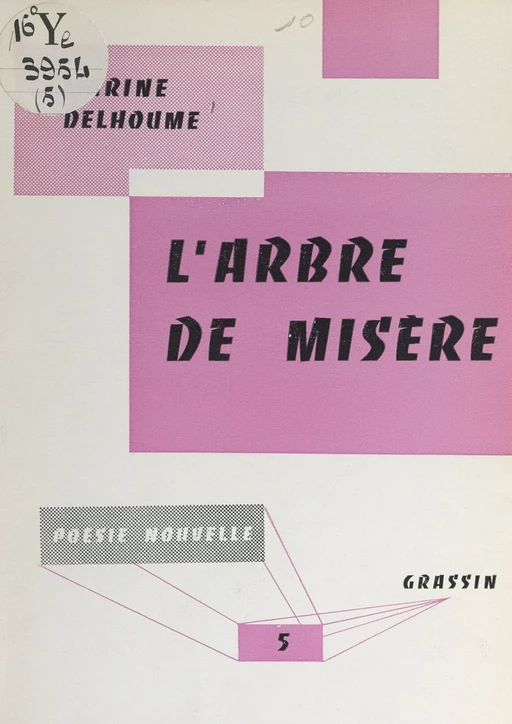 L'arbre de misère - Marine Delhoume - FeniXX réédition numérique