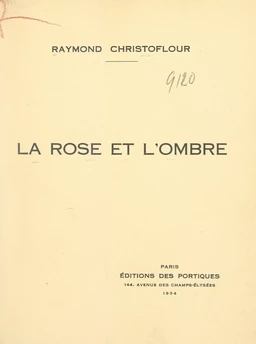 La rose et l'ombre