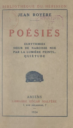 Poésies