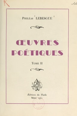 Œuvres poétiques (2)