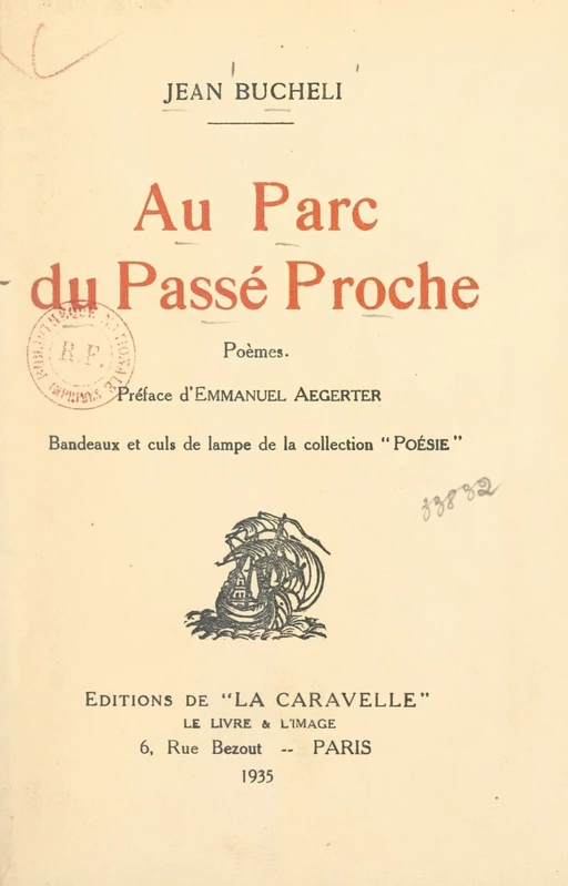 Au parc du passé proche - Jean Bucheli - FeniXX réédition numérique