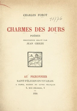 Charmes des jours