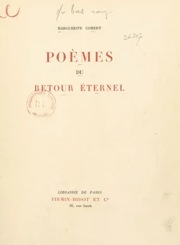 Poèmes du retour éternel