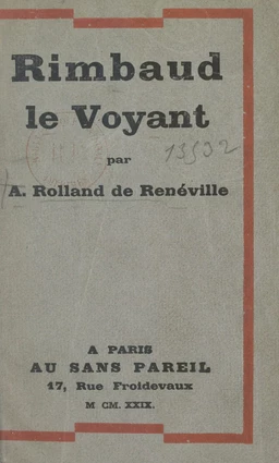 Rimbaud le voyant