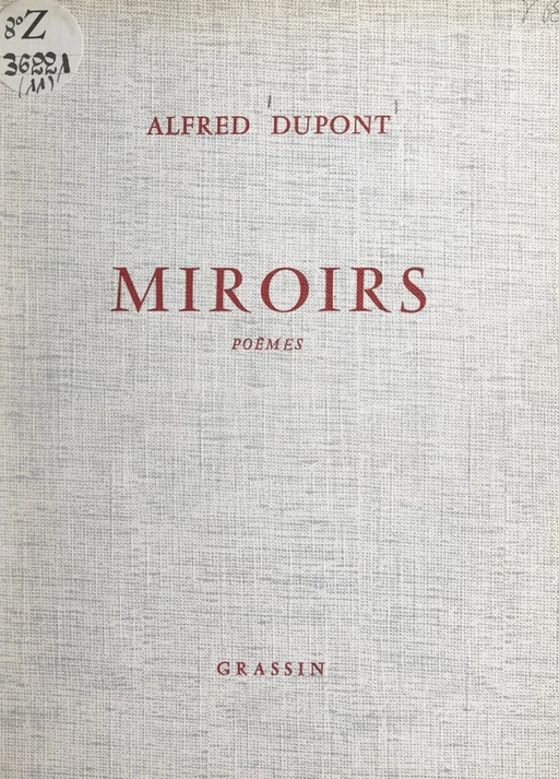 Miroirs - Alfred Dupont - FeniXX réédition numérique