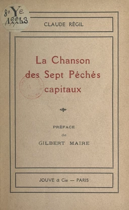 La chanson des sept Péchés capitaux