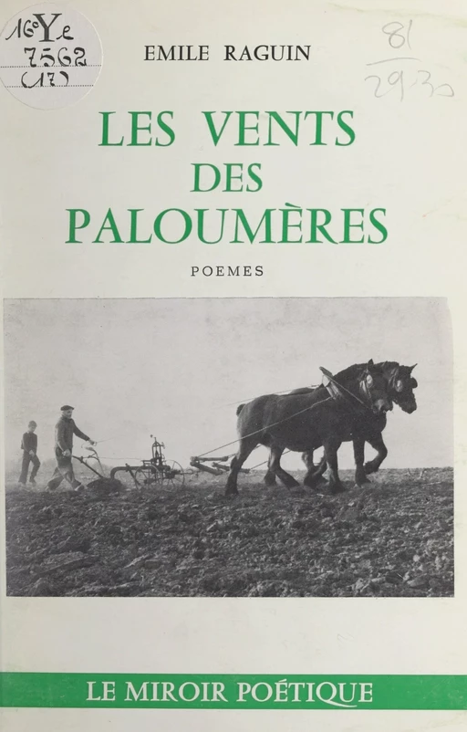 Les vents des paloumères - Émile Raguin - FeniXX réédition numérique