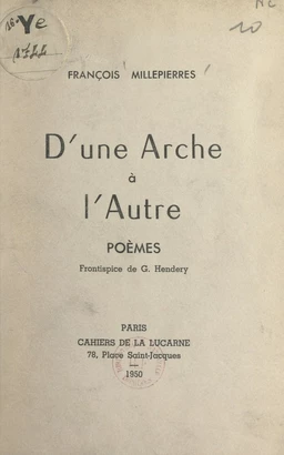 D'une arche à l'autre