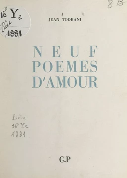 Neuf poèmes d'amour