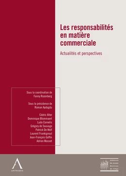 Les responsabilités en matière commerciale