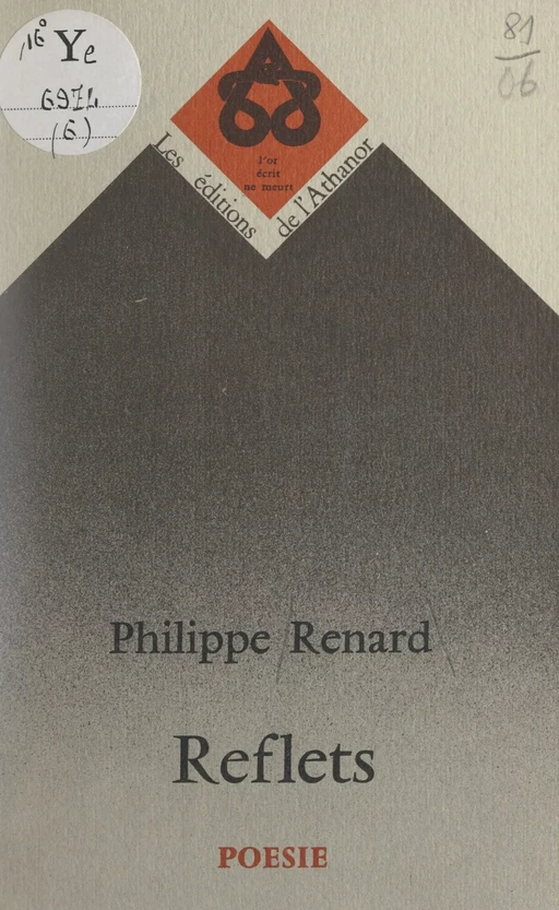 Reflets - Philippe Renard - FeniXX réédition numérique