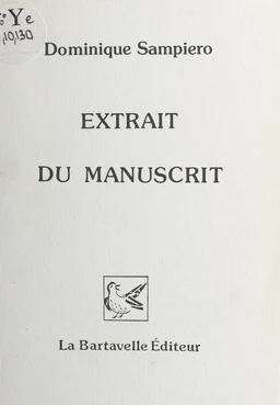 Extrait du manuscrit