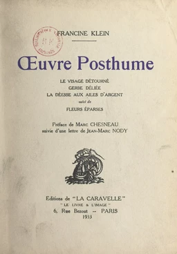 Œuvre posthume