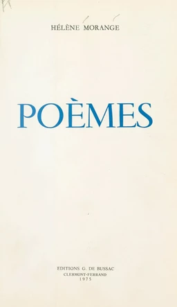 Poèmes