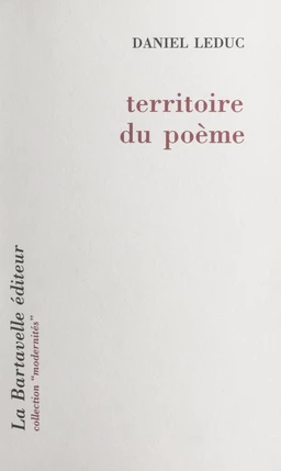 Territoire du poème