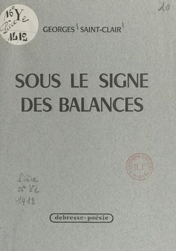 Sous le signe des balances