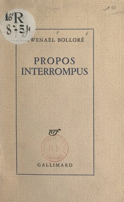 Propos interrompus