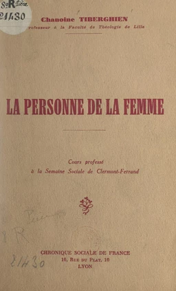 La personne de la femme